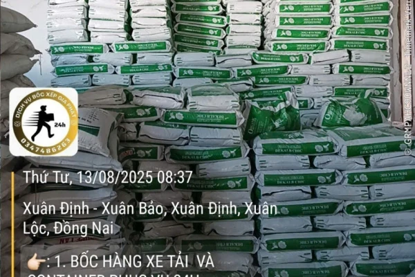 Bốc Xếp Hàng Công Ty Ở Xuân Lộc Đồng Nai