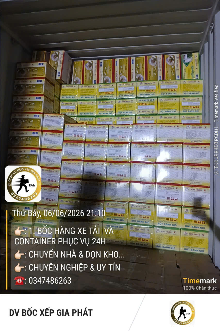Dịch vụ Bốc xếp Đồng Nai uy tín, nhanh chóng, giá tốt