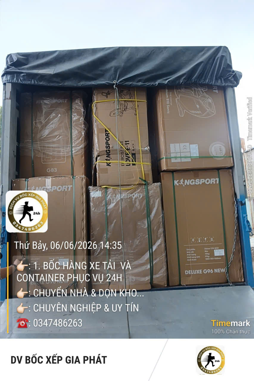 Dịch vụ bốc xếp hàng hóa cho kho xưởng, nhà máy