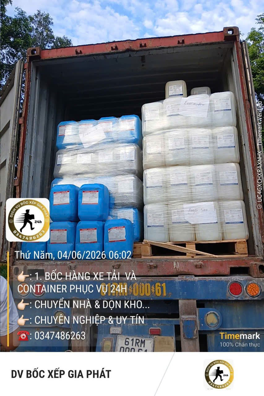 Dịch vụ bốc xếp hàng hóa số lượng lớn tại TPHCM