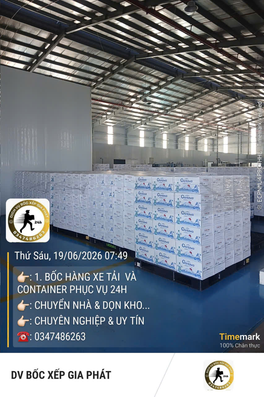 Dịch vụ Bốc xếp Đồng Nai chuyên nghiệp, an toàn