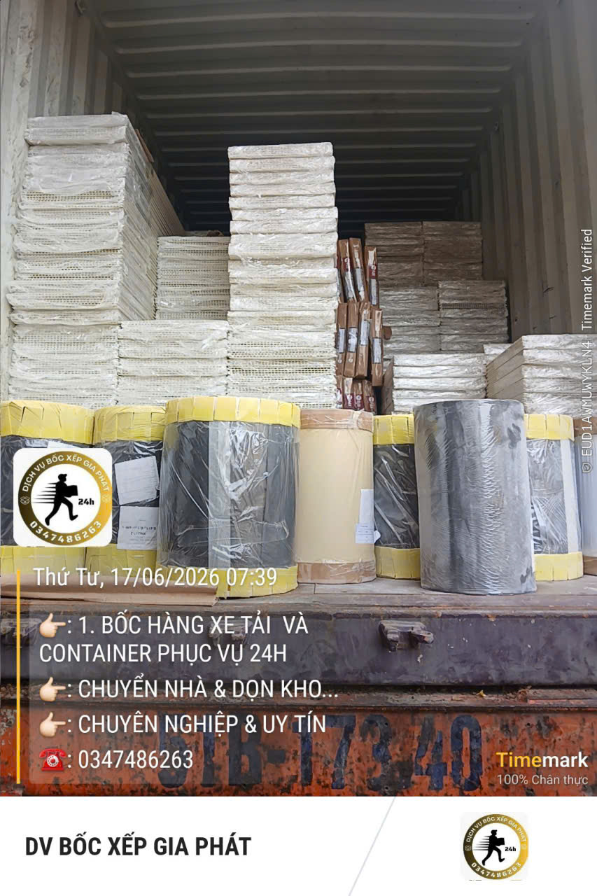 Dịch vụ Bốc xếp Đồng Nai chuyên nghiệp, an toàn