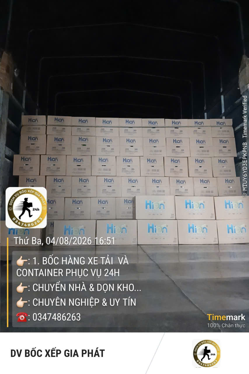 Bốc xếp hàng hóa TPHCM: Quy trình và chi phí