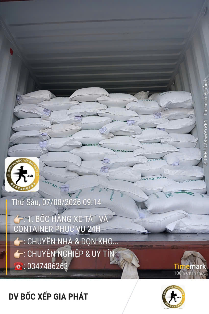 Bốc xếp hàng hóa TPHCM cho kho xưởng, doanh nghiệp
