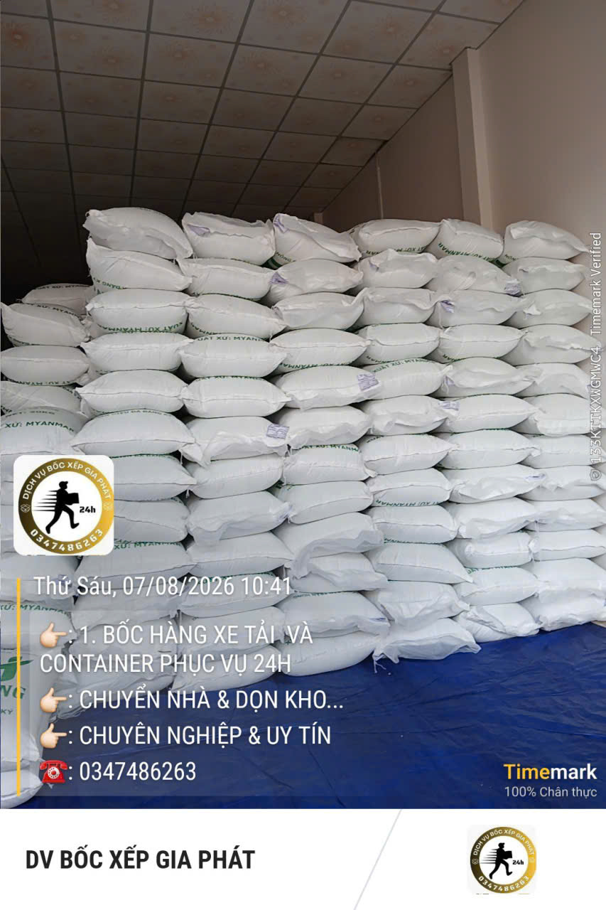Bốc xếp hàng hóa TPHCM cho kho xưởng, doanh nghiệp
