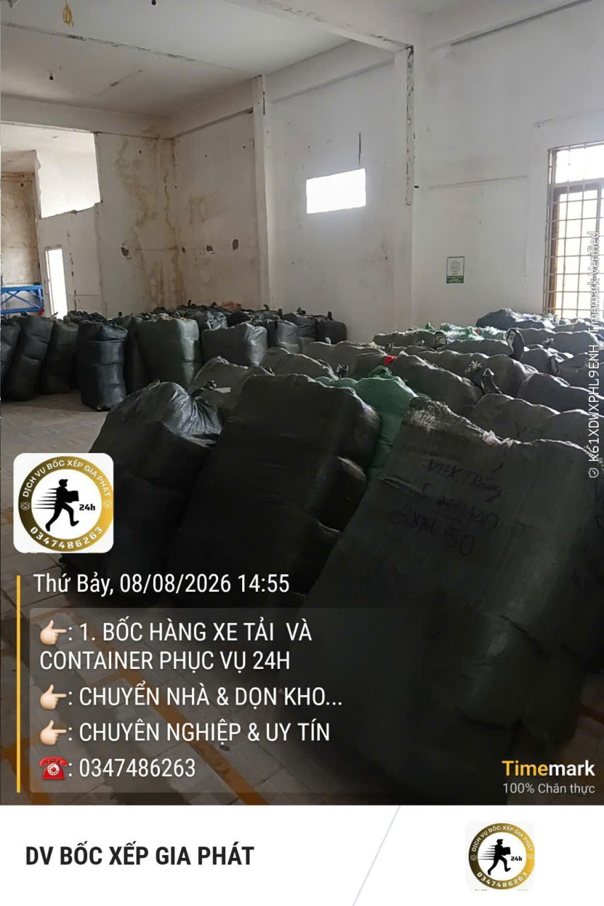 Bốc xếp hàng hóa TPHCM cho kho xưởng, doanh nghiệp