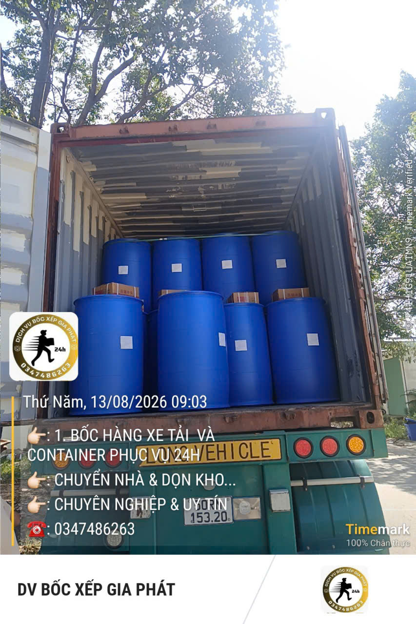 Bốc xếp hàng hóa TPHCM số lượng lớn nhanh chóng