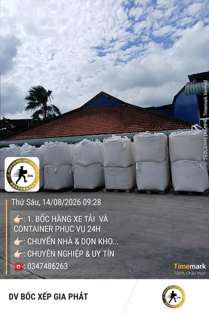 Bốc xếp hàng hóa TPHCM số lượng lớn chuyên nghiệp