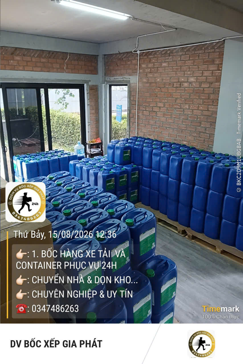 Bốc xếp hàng hóa TPHCM số lượng lớn, giá tốt