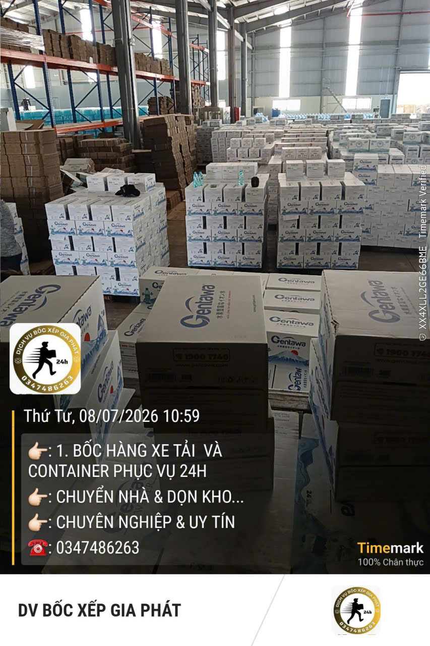 Bốc xếp hàng hóa TPHCM chuyên nghiệp, an toàn