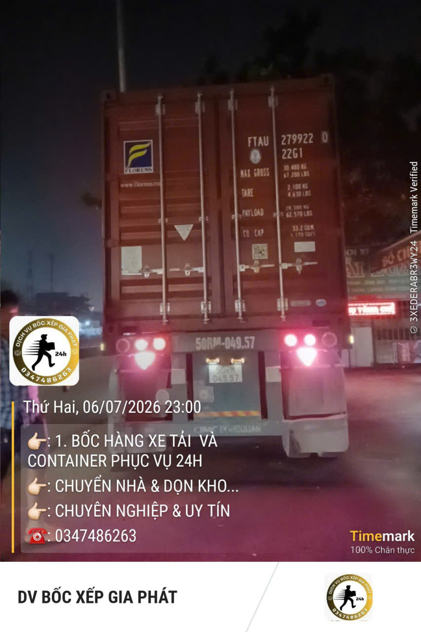 Bốc xếp hàng hóa TPHCM chuyên nghiệp, an toàn