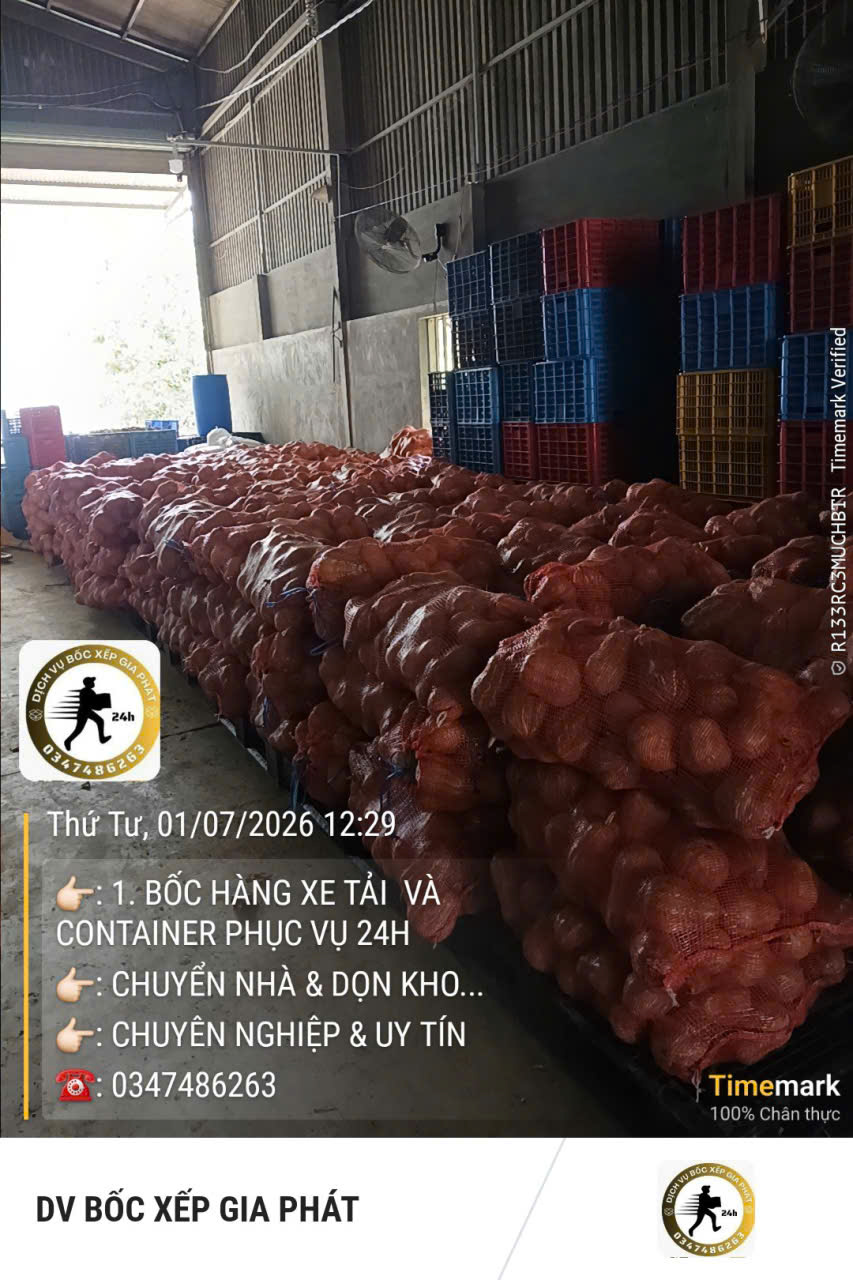 Bốc xếp hàng hóa TPHCM nhanh chóng, giá tốt