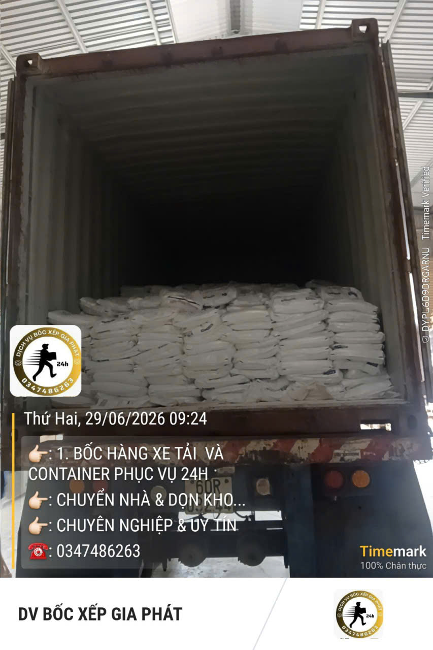 Bốc xếp hàng hóa TPHCM nhanh chóng, giá tốt