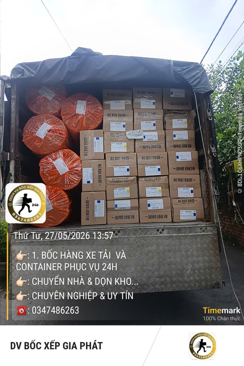Dịch vụ bốc xếp hàng hóa nhanh chóng, an toàn