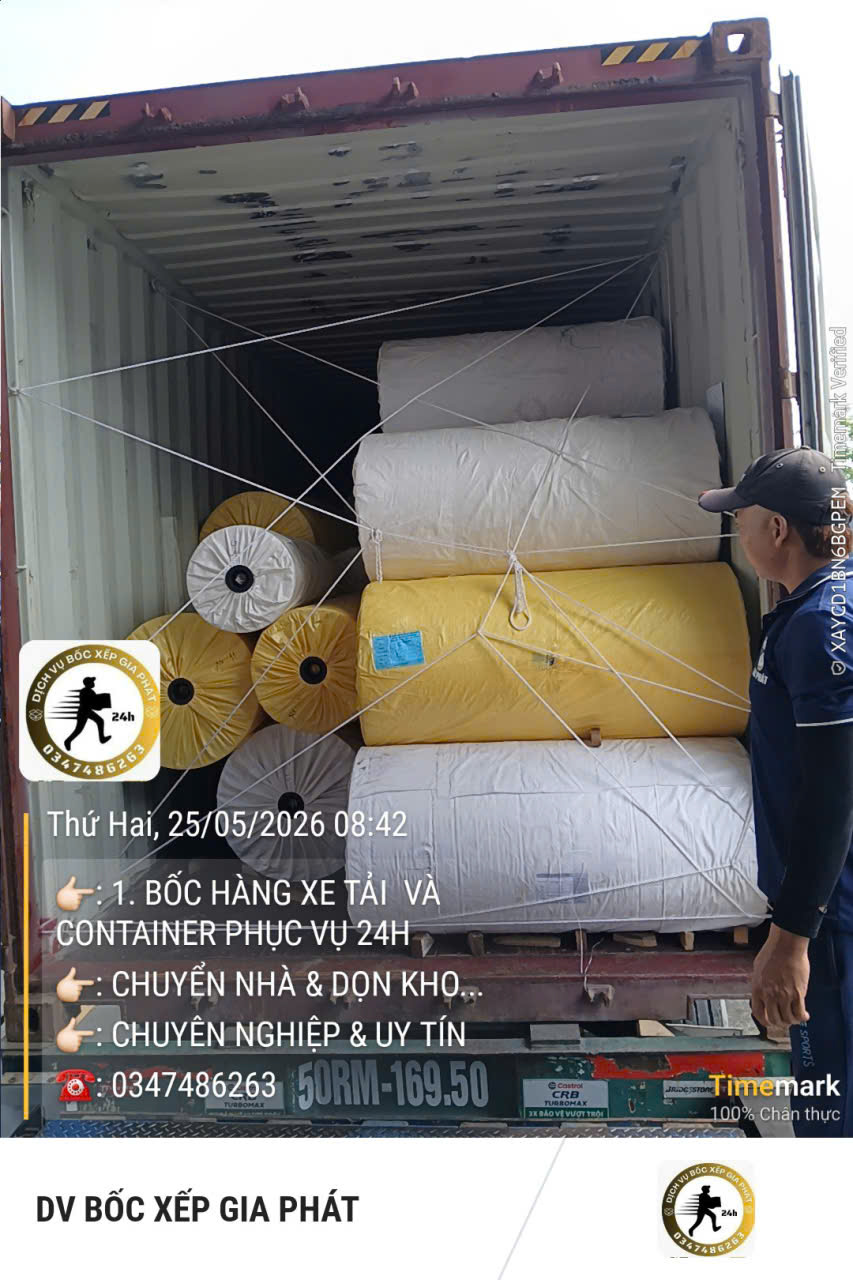 Dịch vụ bốc xếp hàng hóa nhanh chóng, an toàn