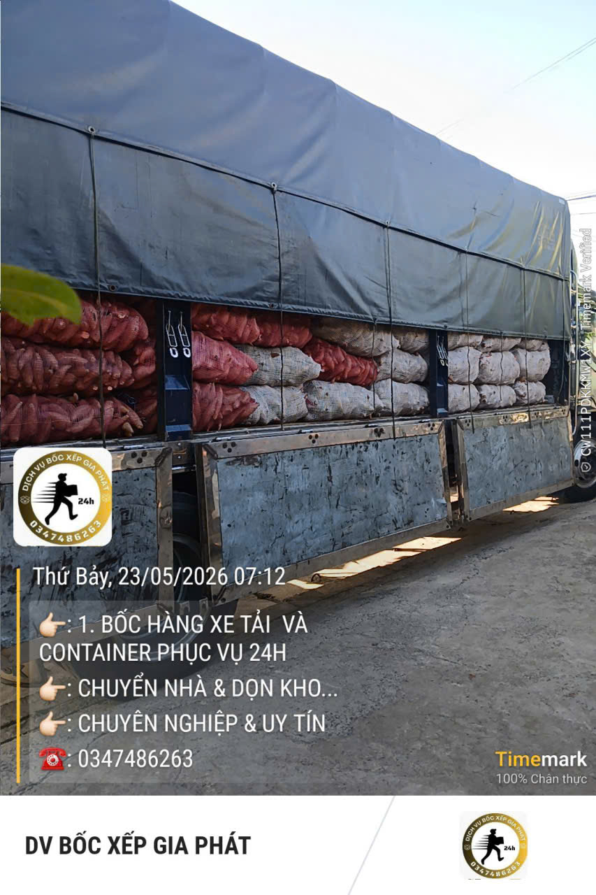 Dịch vụ bốc xếp hàng hóa nhanh chóng, an toàn