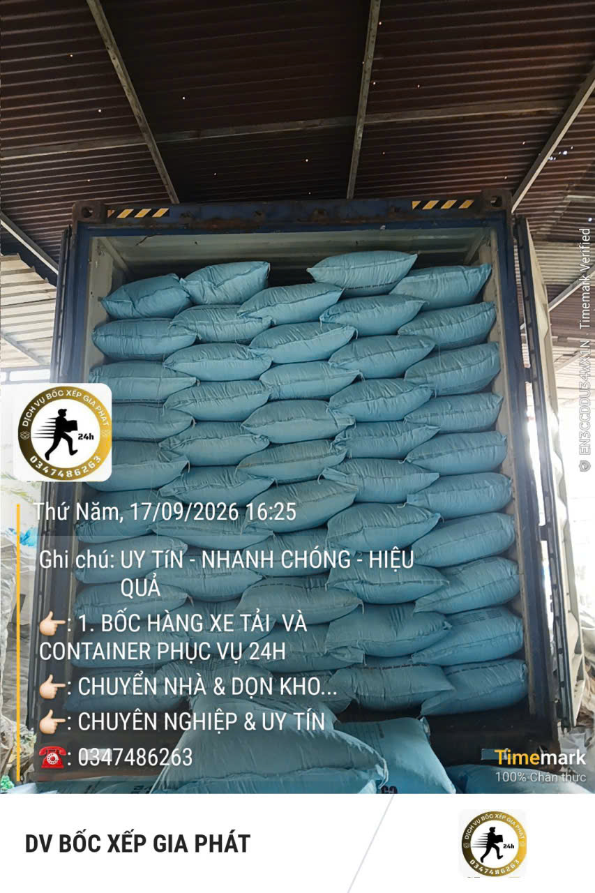 Các loại hình bốc xếp hàng hóa theo yêu cầu ở Đồng Nai