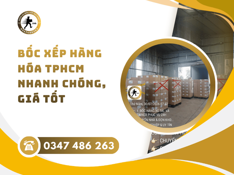 Dịch vụ bốc xếp hàng hóa TPHCM chuyên nghiệp