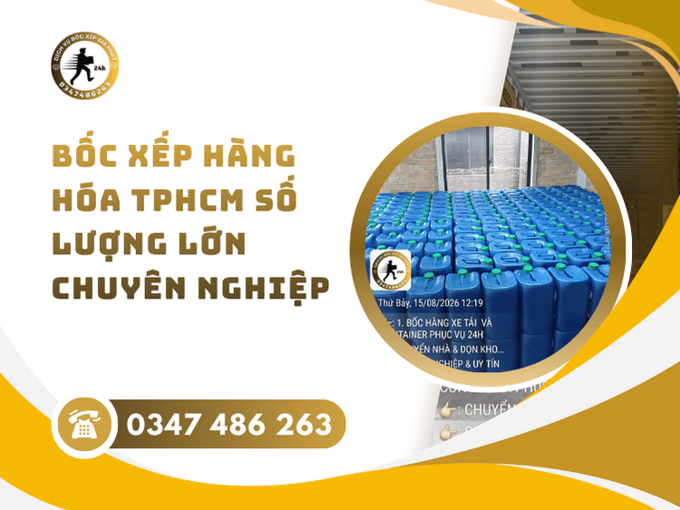 Vì sao nhu cầu bốc xếp hàng hóa TPHCM tăng trưởng mạnh mẽ?