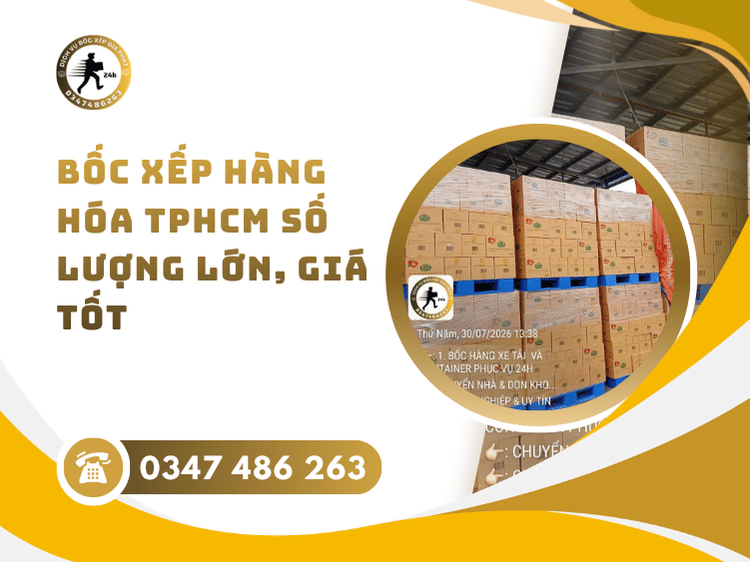 Bốc xếp hàng hóa TPHCM và nhu cầu của doanh nghiệp hiện nay