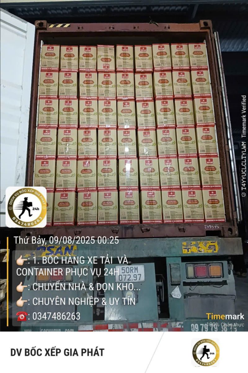 Vận chuyển bốc xếp hàng cuối năm