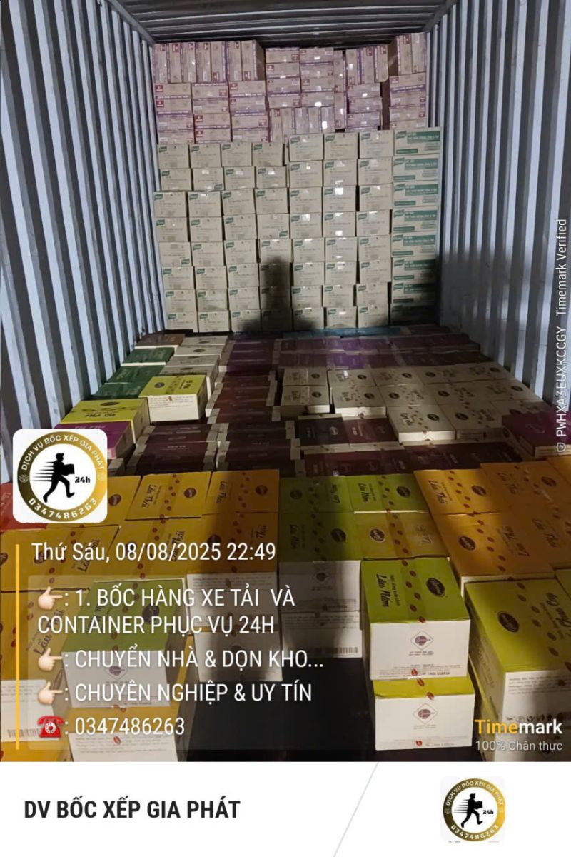 bốc xếp giá rẻ Bình Dương