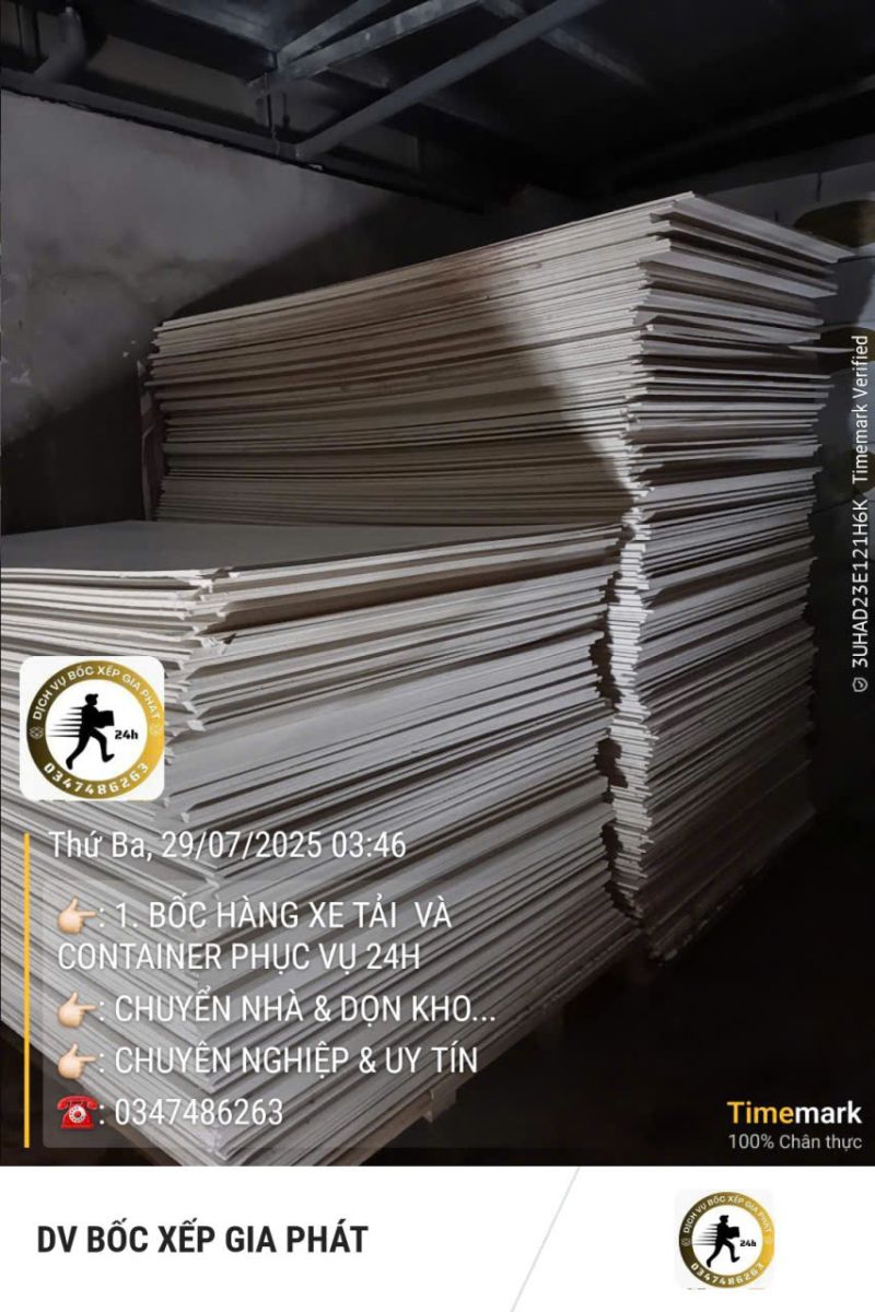 bốc xếp giá rẻ Bình Dương