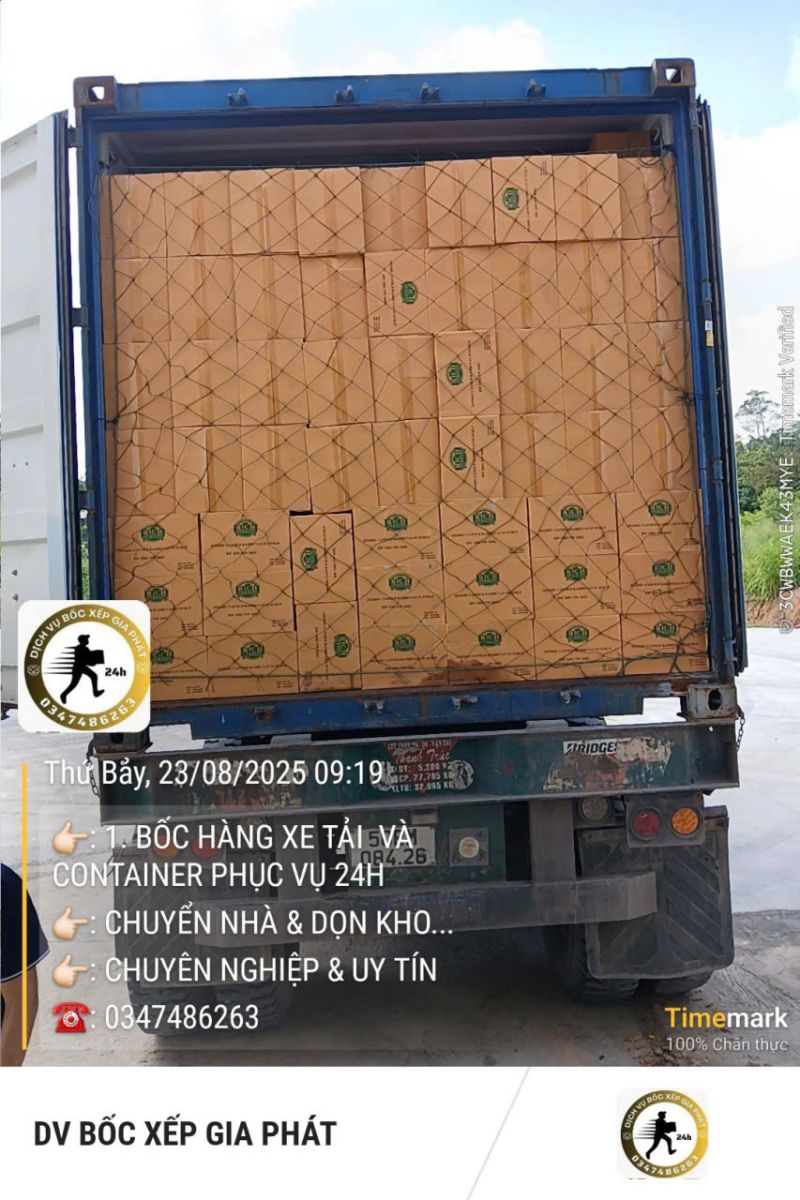 Bốc xếp giá rẻ Bình Dương