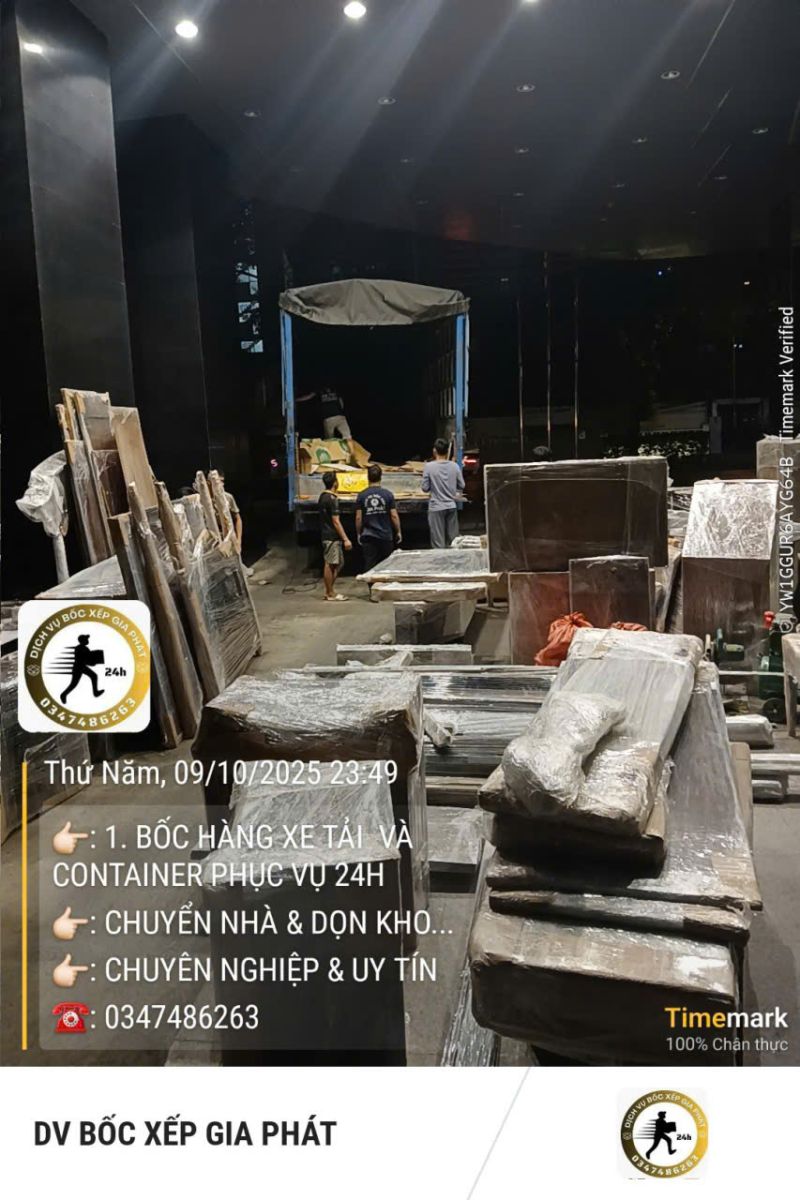 Đóng gói vận chuyển nội thất Hóc Môn