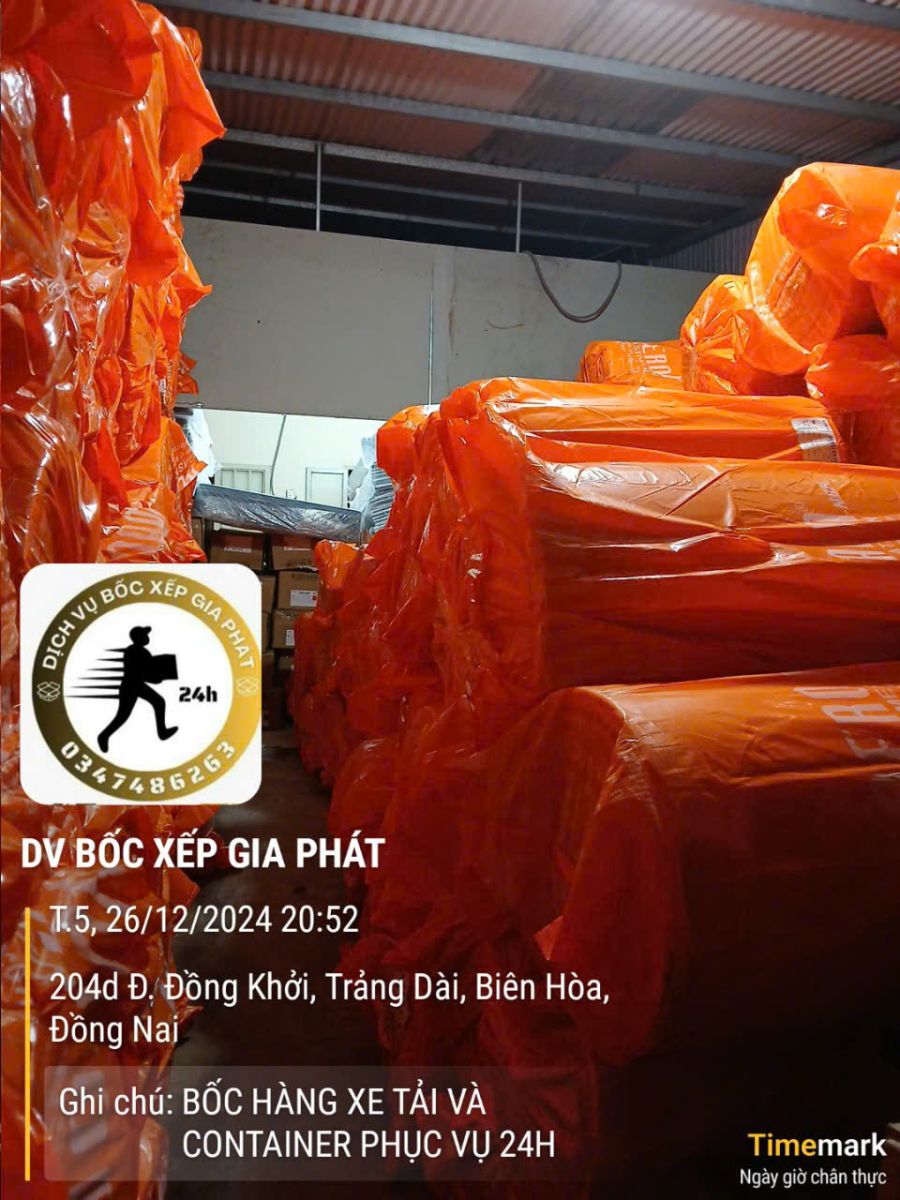 Dịch vụ bốc xếp tại Đồng Khởi, Trảng Dài, Biên Hòa, Đồng Nai